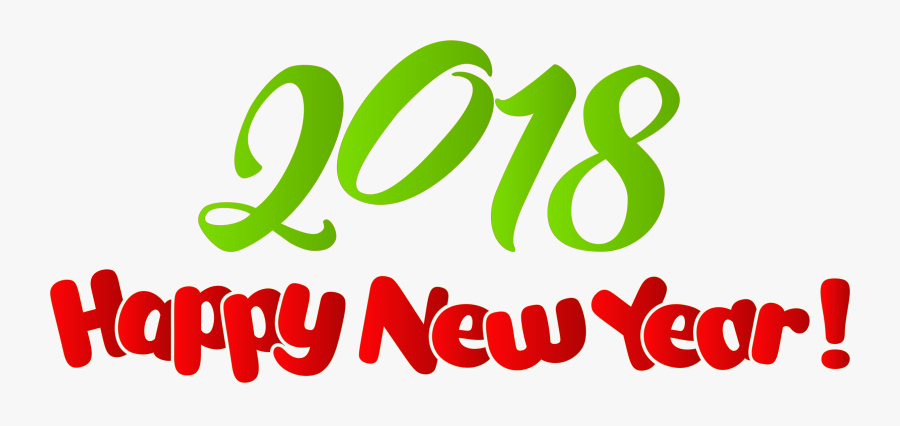 2018 Happy New Year Png Clip Art Imageu200b Gallery - Happy New Year 2018 Png, Transparent Clipart