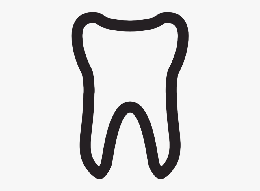 Tooth Outline Free Clipart - Tooth Outline Clipart Png, Transparent Clipart