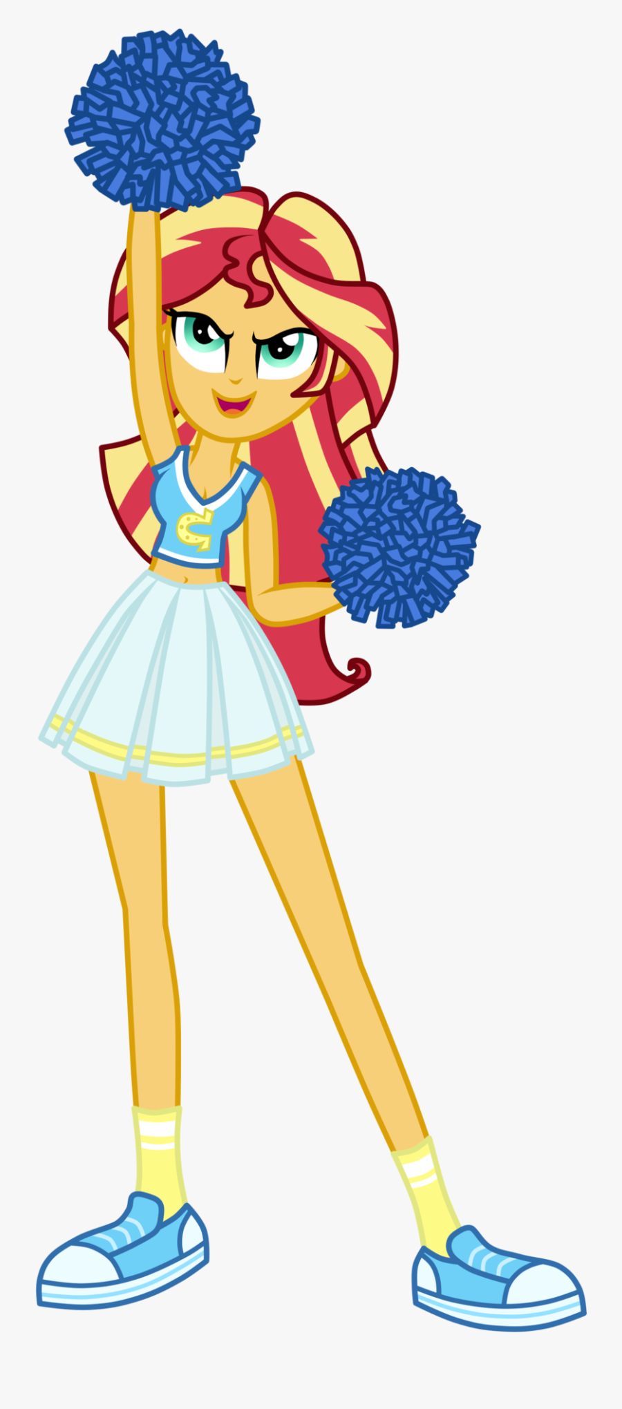 Happy Birthday Cheerleader Clipart - My Little Pony Equestria Girls Legend Of Everfree Sunset, Transparent Clipart