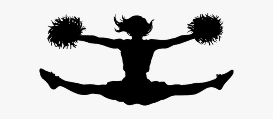 Cheerleading Toe Touch Clipart, Transparent Clipart