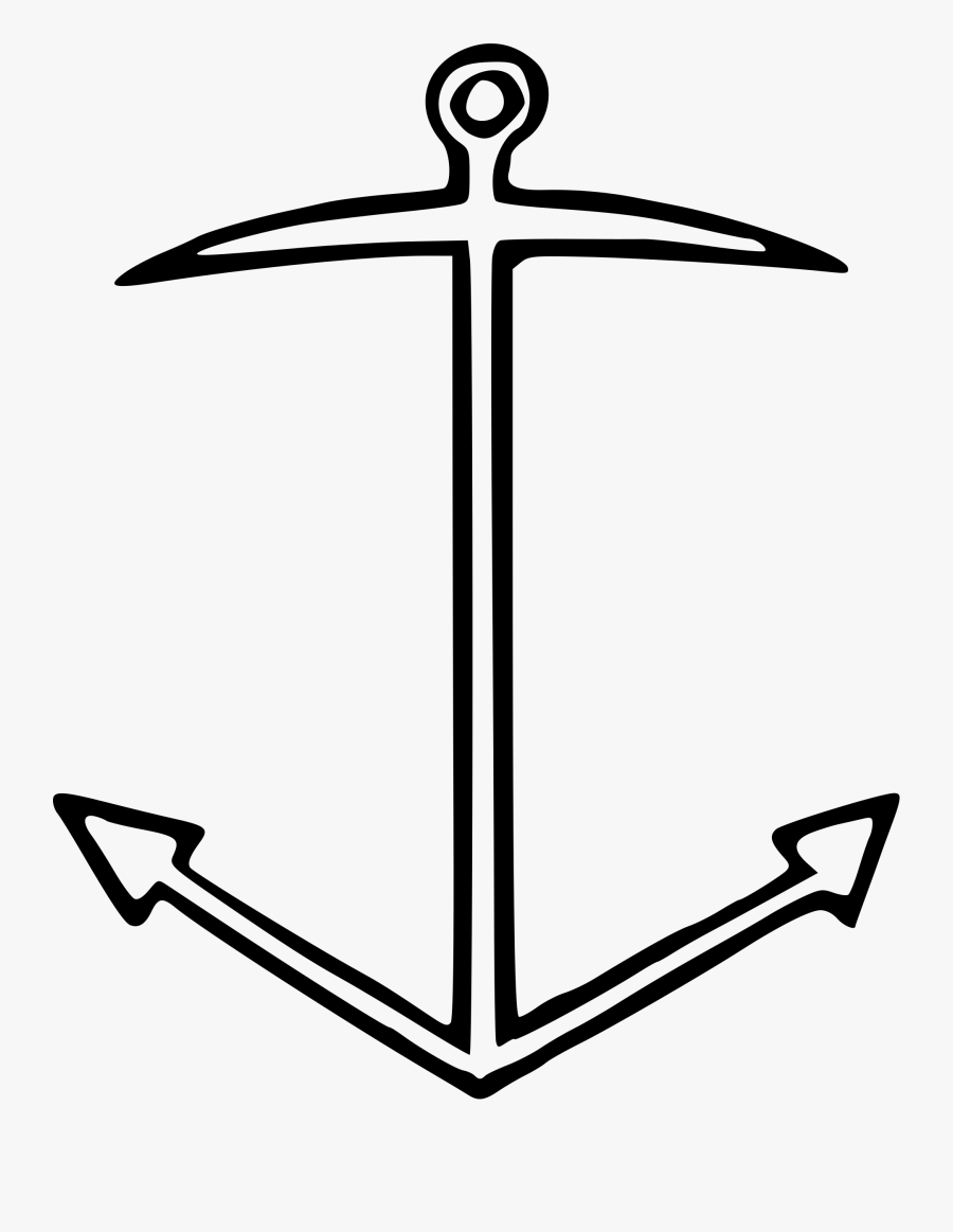 Anchor 2 Clip Arts - Kotva Kreslená Png, Transparent Clipart