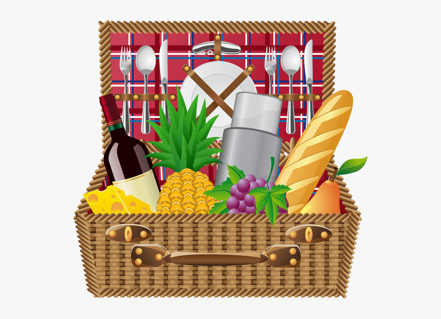 Picnic Basket Picnic Blanket And Basket Clip Art Info - Free Clip Art Picnic Basket, Transparent Clipart