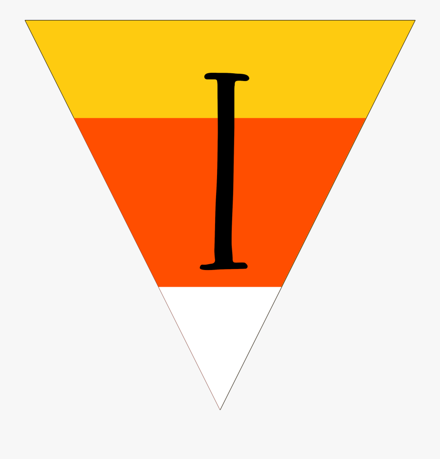 Candy Corn Banner I 2,431×2,431 Pixels Clipart , Png - Graphic Design, Transparent Clipart