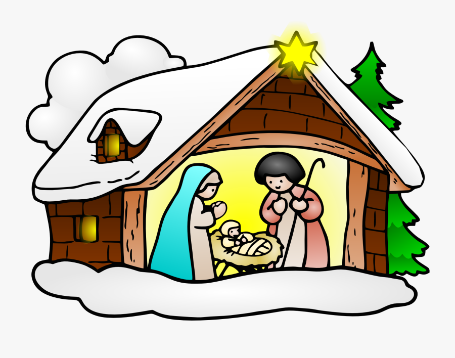 Village Clipart - Religious Christmas Clip Art, Transparent Clipart