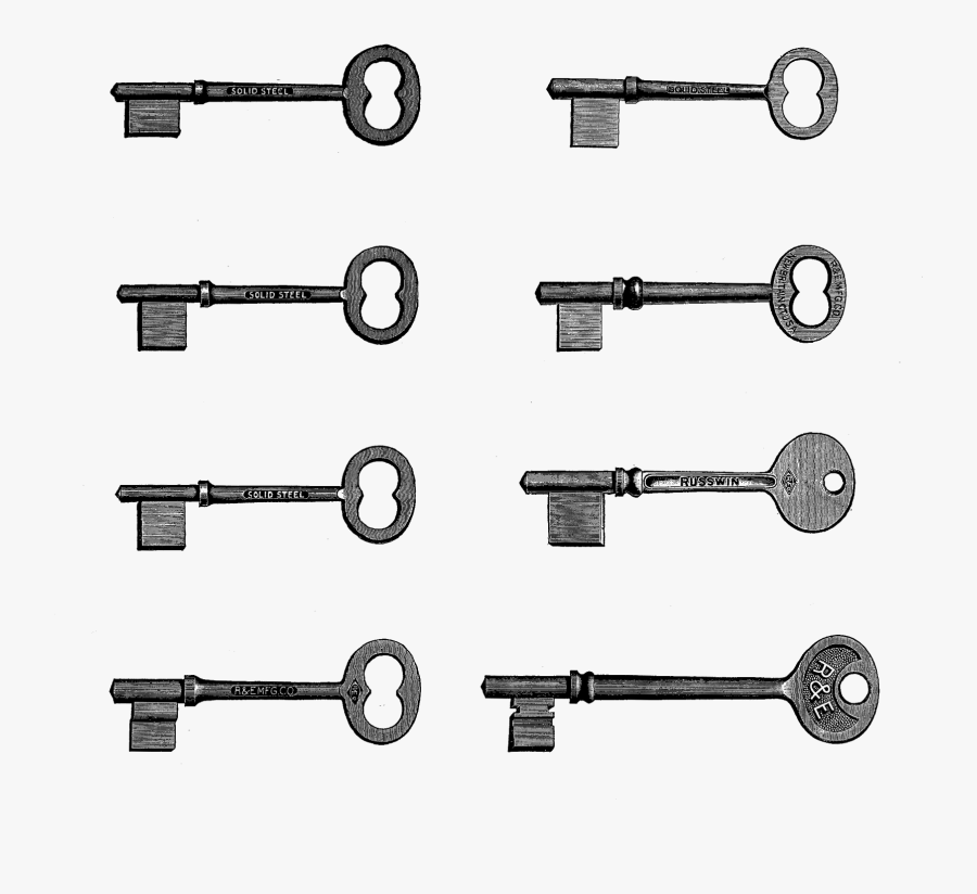 Transparent Key Clip Art - Clip Art, Transparent Clipart