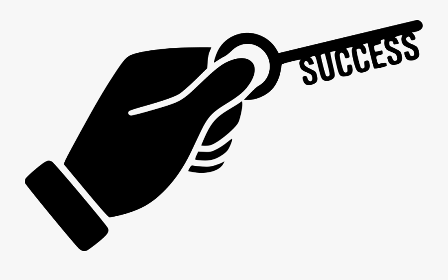 Key Clipart Success - Key To Success Black And White, Transparent Clipart