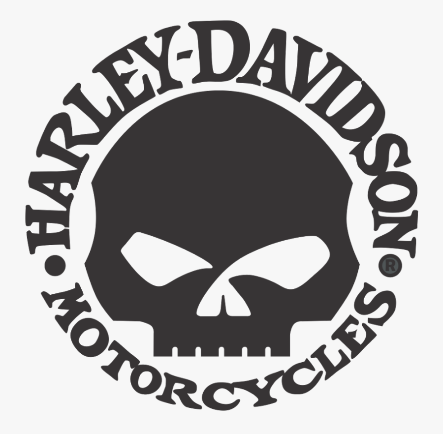 Harley Davidson Logo Skull Vector, Transparent Clipart