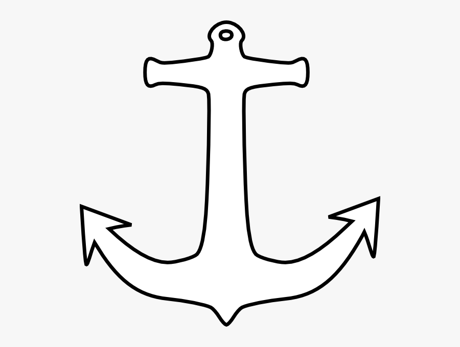 Clip Art Outline Anchor Free Transparent Clipart Clipartkey