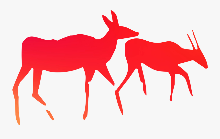 Art Cave Reindeer Rock Painting Sandvlei Clipart - Icono De Rupestre Png, Transparent Clipart