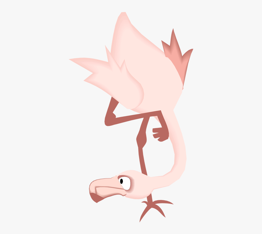 Flamingos Moving Animation, Transparent Clipart