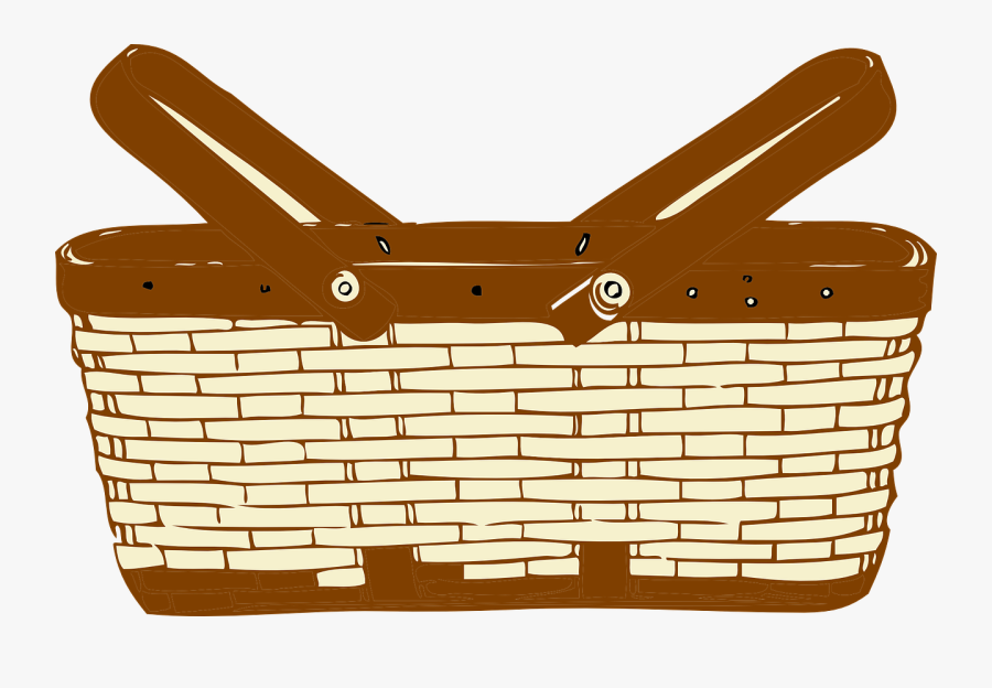 Picnic Basket Clipart - Basket Clipart Png, Transparent Clipart