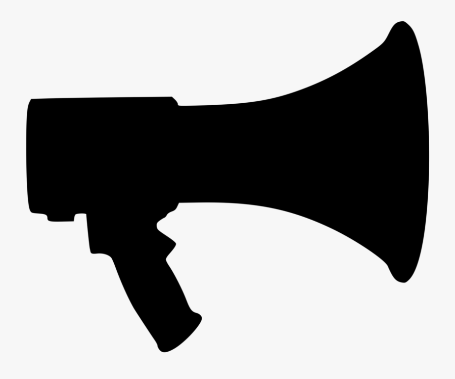 Free Bullhorn Cliparts - Megafon Vektör, Transparent Clipart