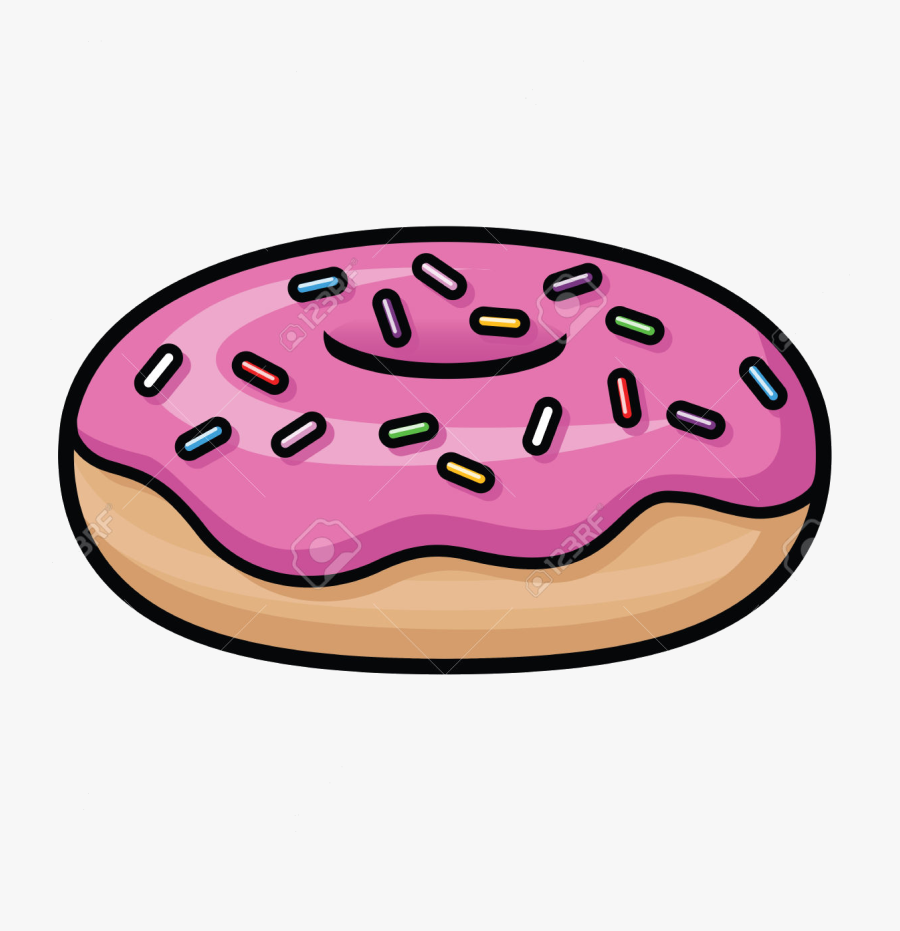 Donut Cartoon Doughnut Clipart Pencil And Inlor Transparent - Cartoon Donut, Transparent Clipart