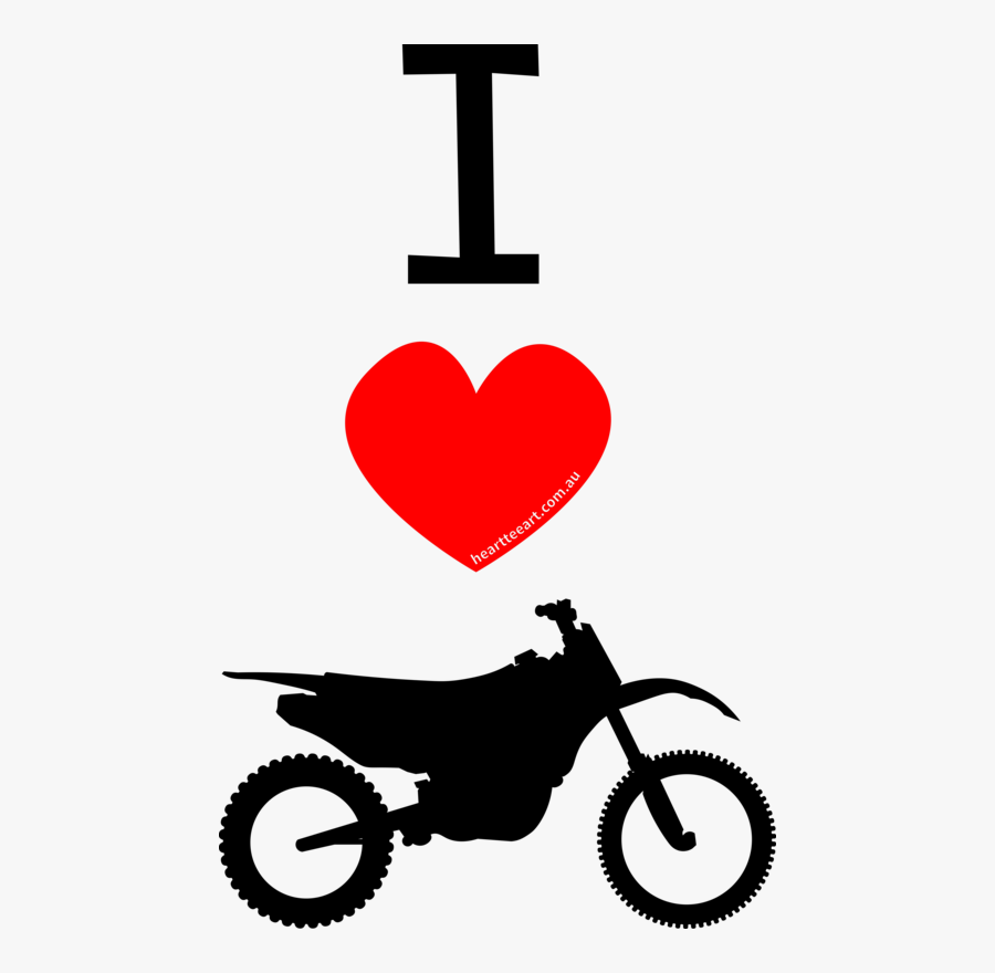 I ❤ Motocross Tote - Rockstar Graphics Yz450f, Transparent Clipart