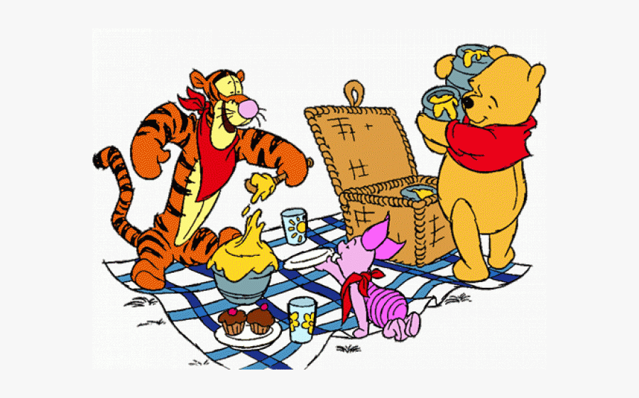 Picnic Clipart Company Picnic - Winnie The Pooh Summer, Transparent Clipart
