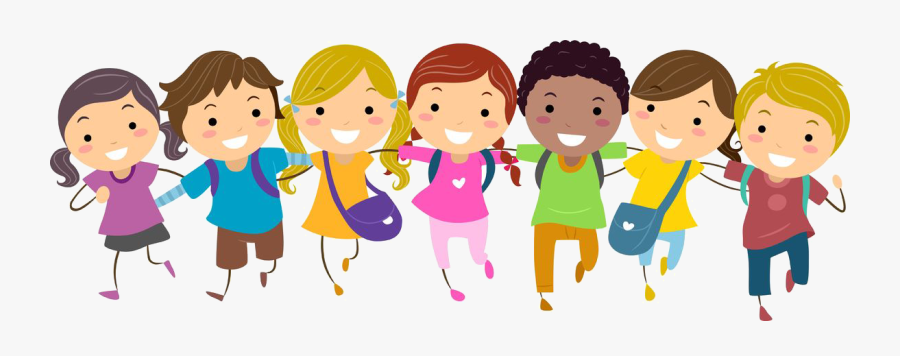 Happy Children Clipart Png - School Kids, Transparent Clipart