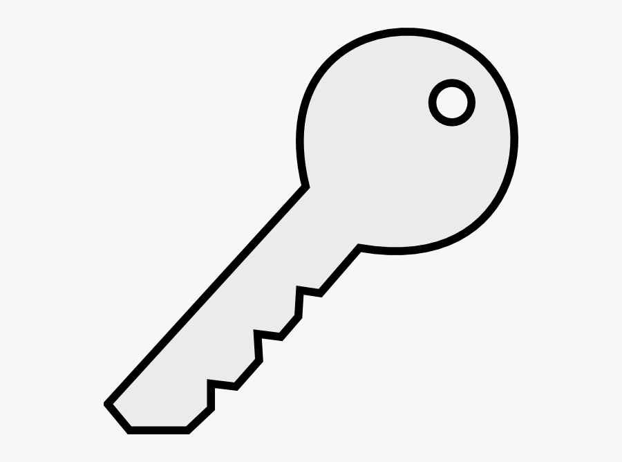 House Key Clipart Free Stock Techflourish Collections - Key Clip Art Black N White, Transparent Clipart