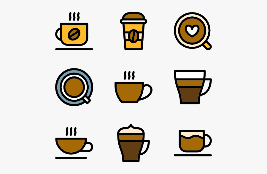 Cups Clipart Icon - Coffee Cup Icon Png, Transparent Clipart