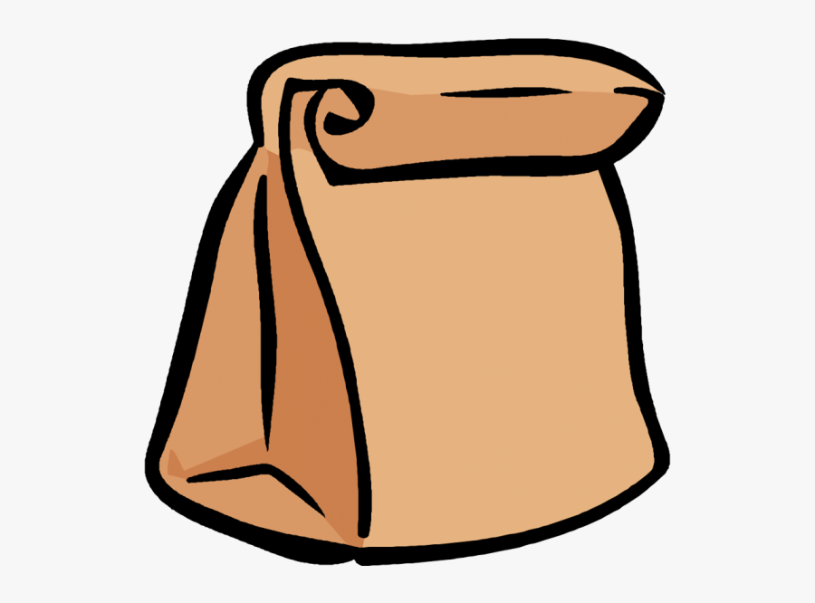 Lunch Box Clipart Sack Pencil And In Color Png - Cartoon Brown Paper Bag, Transparent Clipart