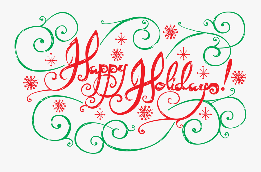 Happy Holidays Clipart For Download Free - Transparent Happy Holidays Clip Art, Transparent Clipart