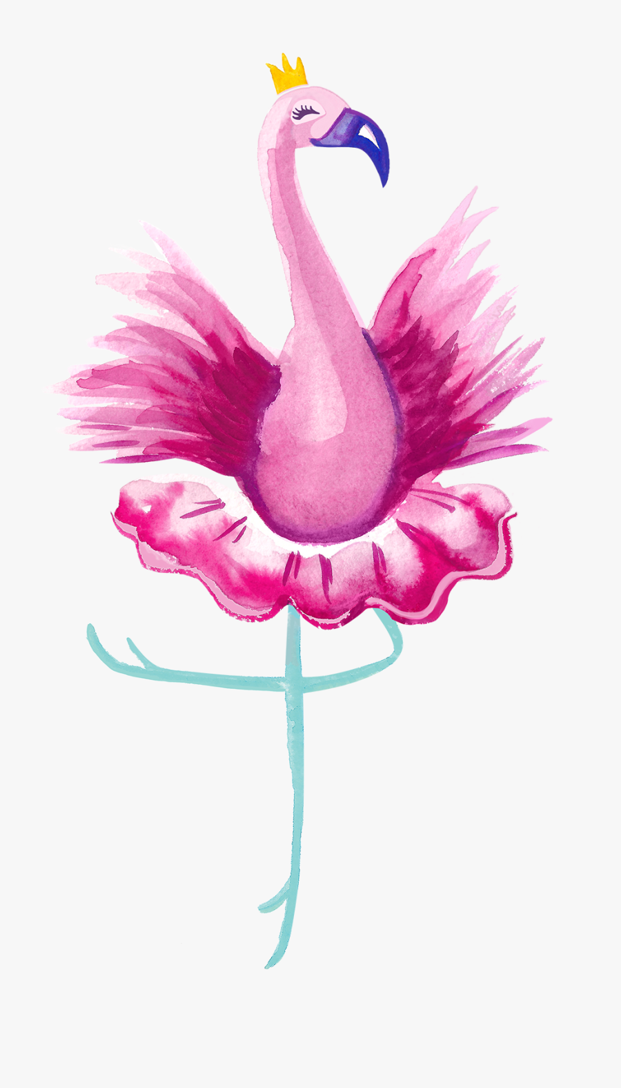 Flamingo Ballerina Clipart , Png Download - Flamingo Beach Bag, Transparent Clipart