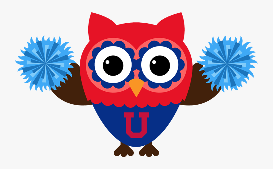 Owl Cheerleader, Transparent Clipart