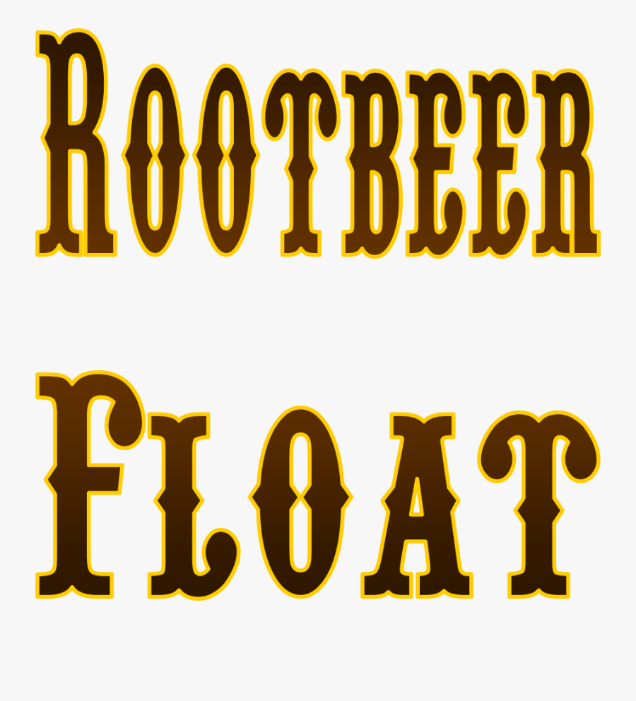 Root Beer Float Clipart - Root Beer Float Word, Transparent Clipart