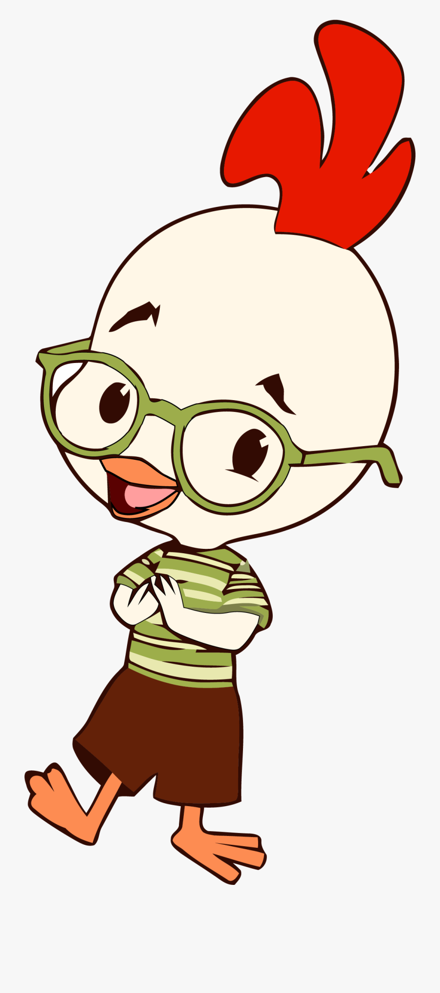 Chicken Little Happy Clipart Png - Cartoon Character Chicken Little, Transparent Clipart