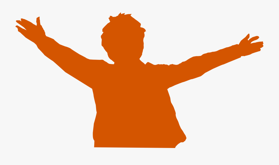 Cheer Clip Arts - Open Arms Png, Transparent Clipart