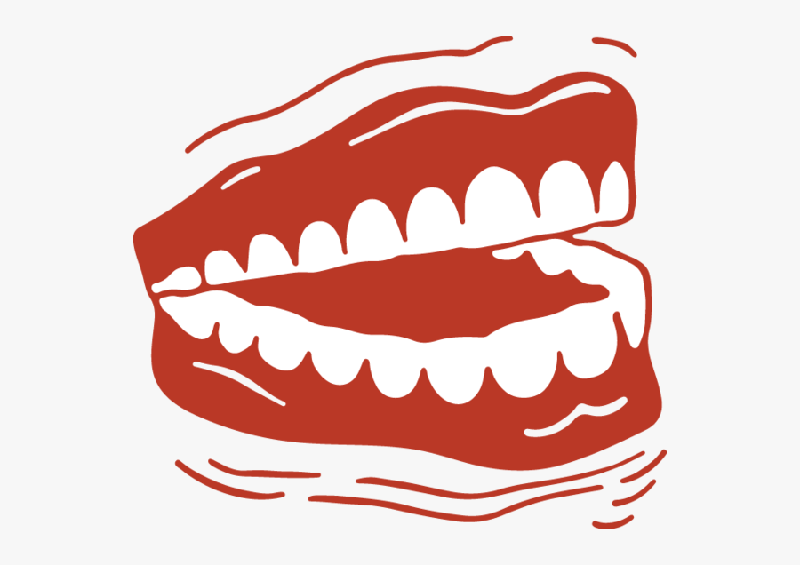 Chattering Teeth Clipart, Transparent Clipart
