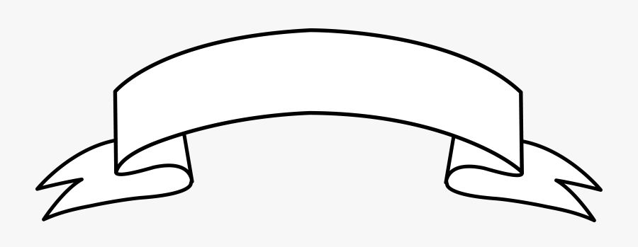 Headline - Clipart - Vector White Ribbon Png, Transparent Clipart