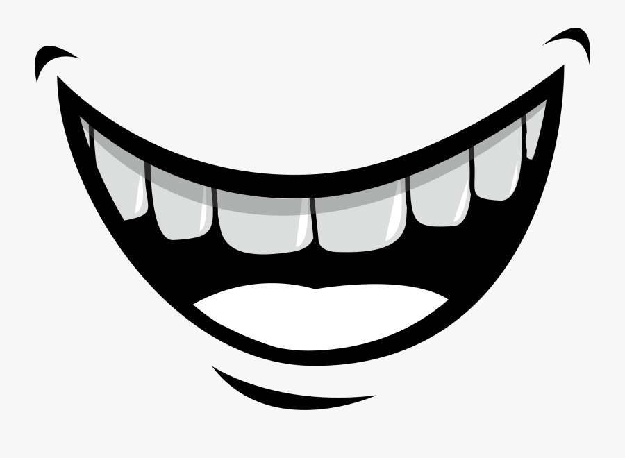 Illustration Creative Lip Smile Mouth Tooth Expression - Smile Mouth Cartoon, Transparent Clipart