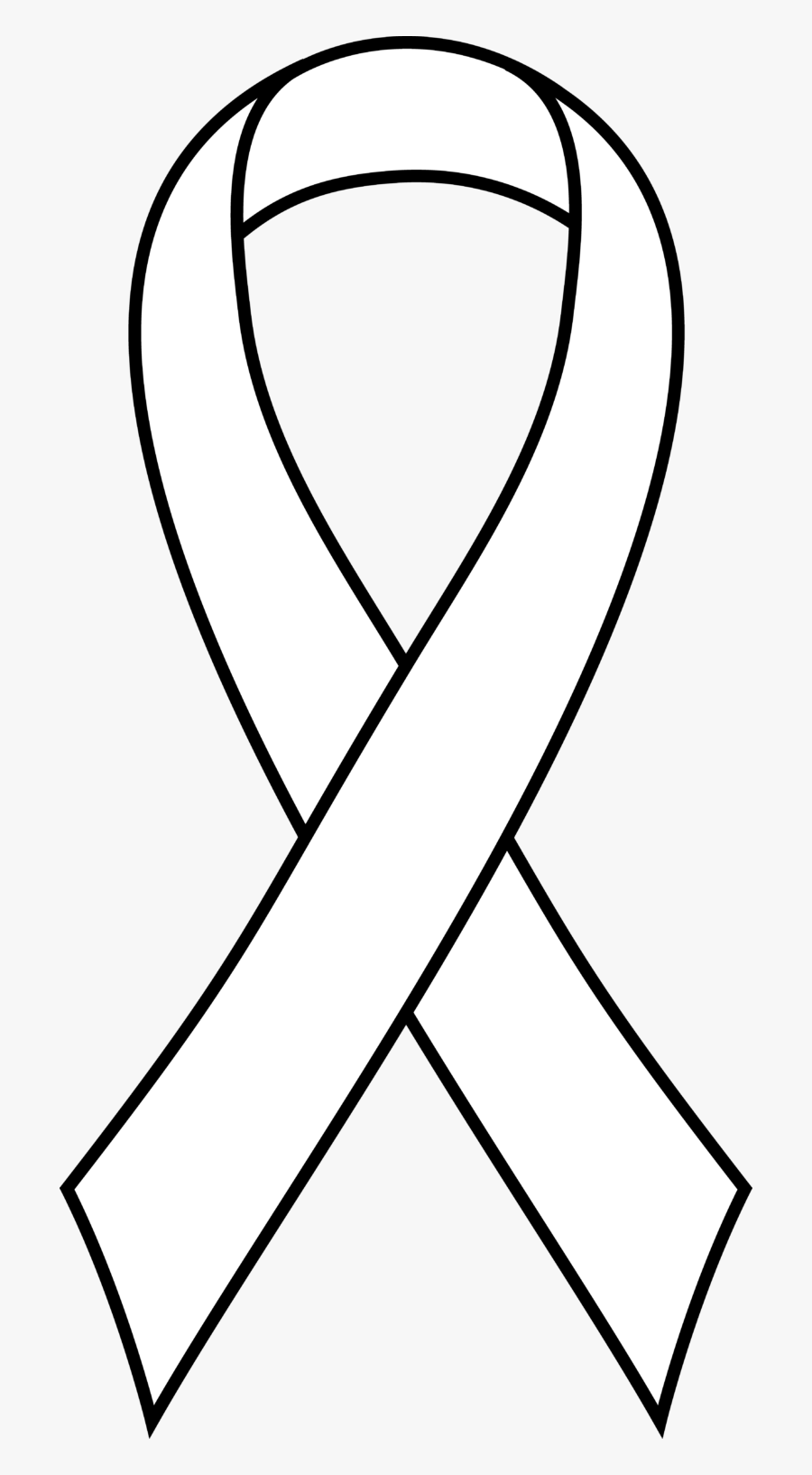 Cancer Ribbon Clipart - Awareness Ribbon Clip Art, Transparent Clipart