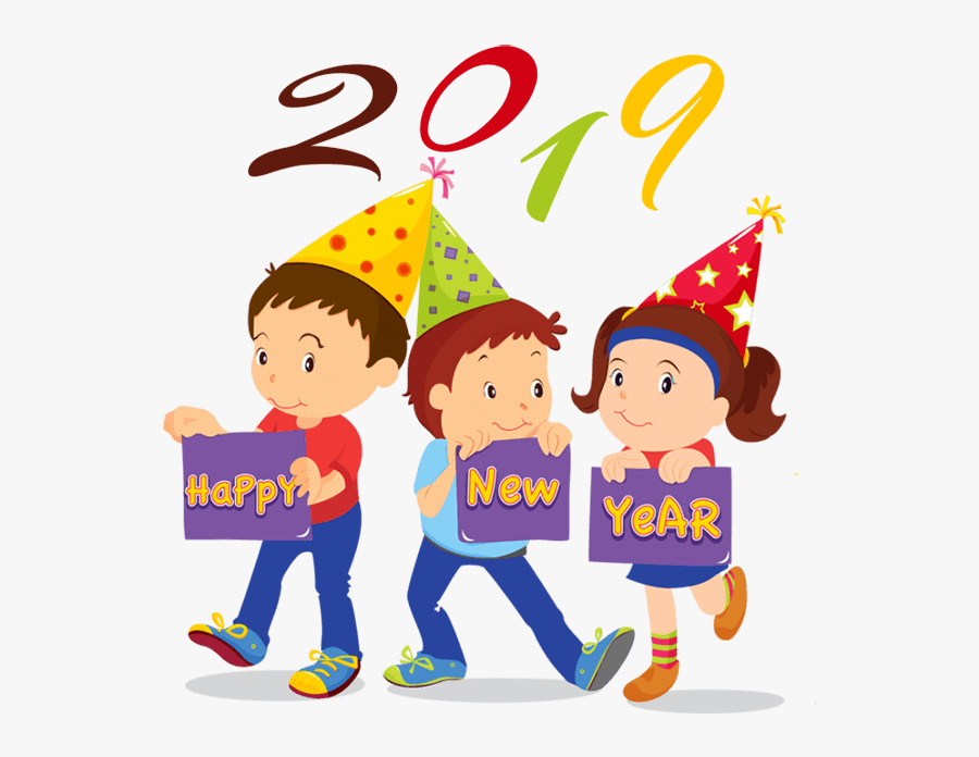 Happy New Year Clipart - Clip Art 2019 Happy New Year, Transparent Clipart