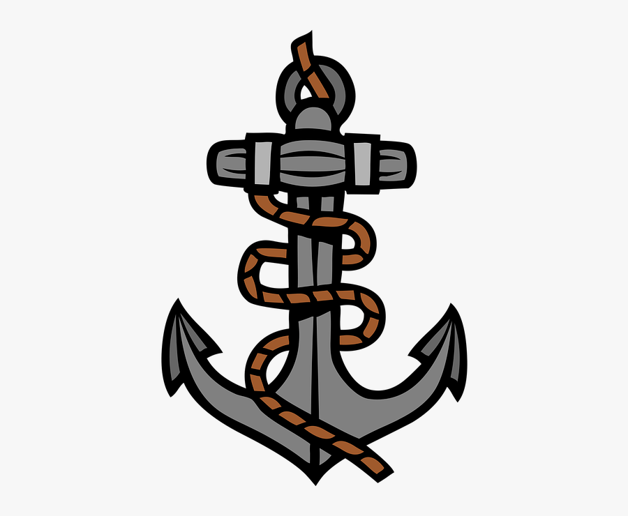 Anchor, Rope, Nautical, Sea, Sailing, Marine, Ship - Clipart Ancre Marine Png, Transparent Clipart