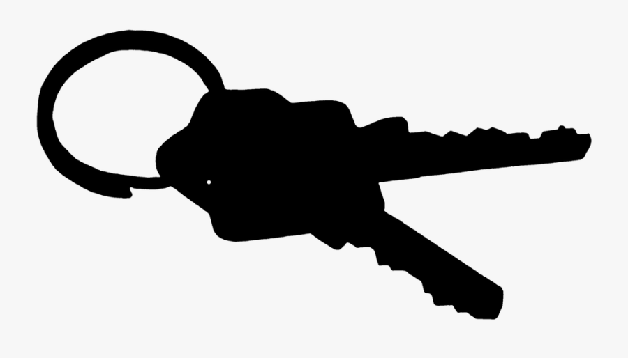 Silueta Llaves Png, Transparent Clipart