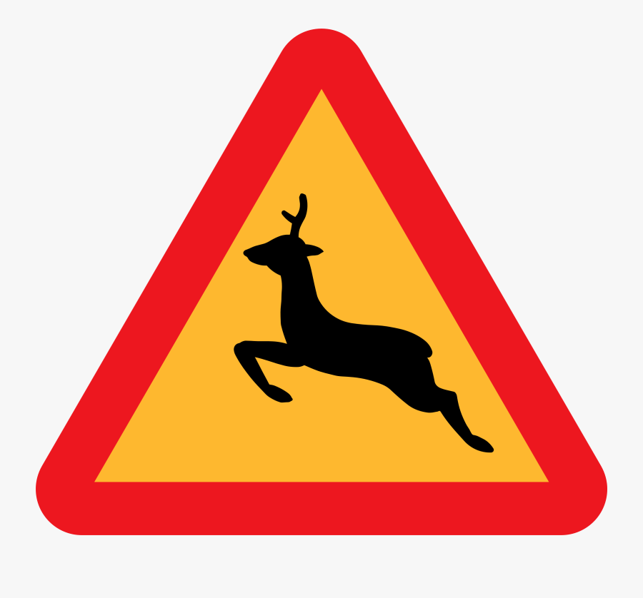 Transparent Deer Clip Art - High Wind From The Right Sign, Transparent Clipart