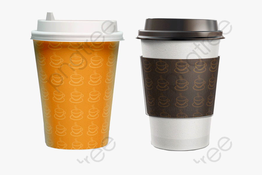 Disposable Cups Coffee Mug Designs - Sticker, Transparent Clipart