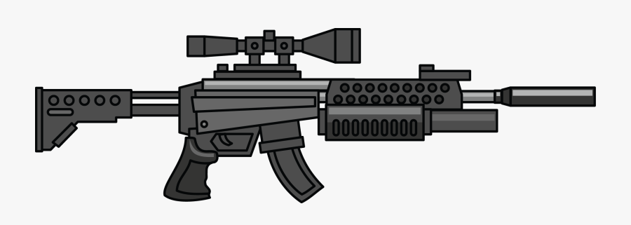 Gun Clipart Image - Machine Gun Clipart Png, Transparent Clipart