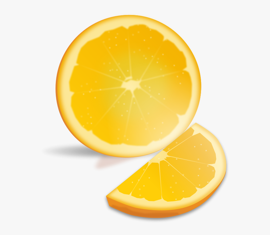 Sliced Orange Fruit Free, Transparent Clipart