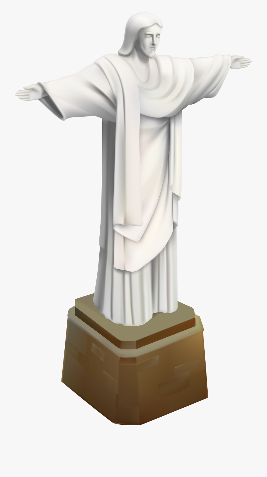 Brazil Christ The Redeemer Statue Png Clip Art - Christ The Redeemer Clipart, Transparent Clipart