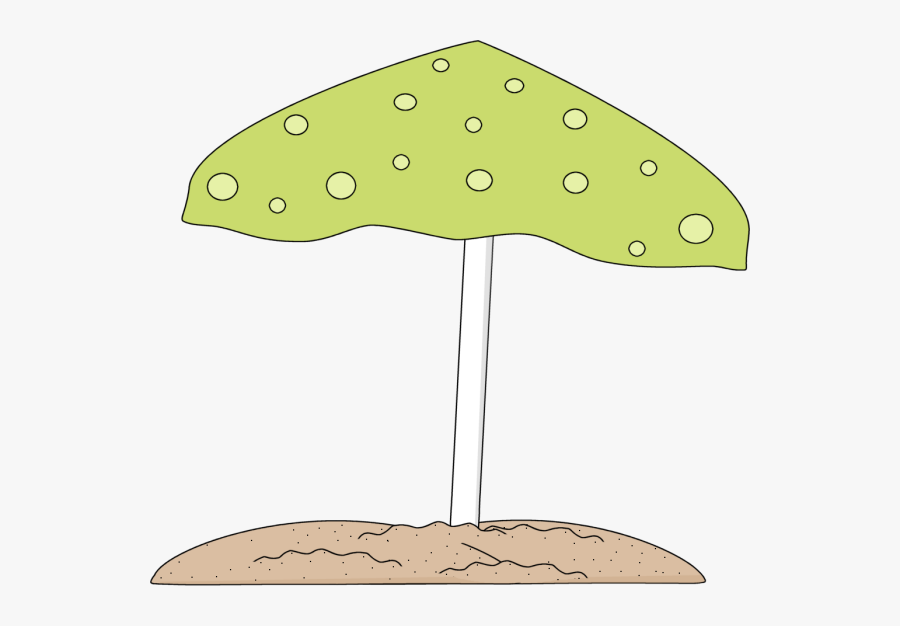 Umbrella On The Beach Clip Art - Beach Umbrella Sand Clipart Free Png, Transparent Clipart