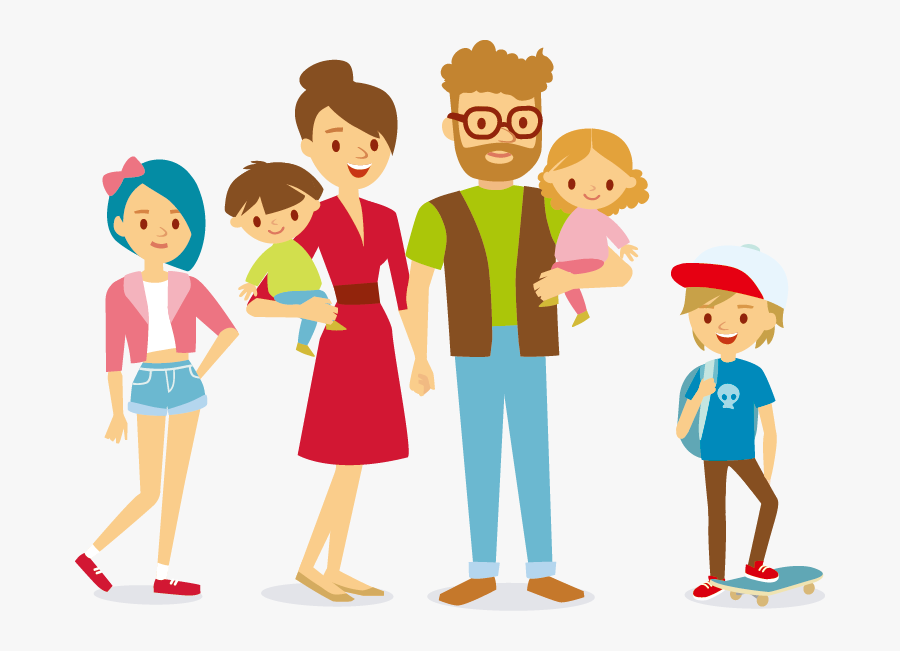 Cartoon, Stock Photography, Royaltyfree, Art, People - Cartoon Happy Family Png, Transparent Clipart