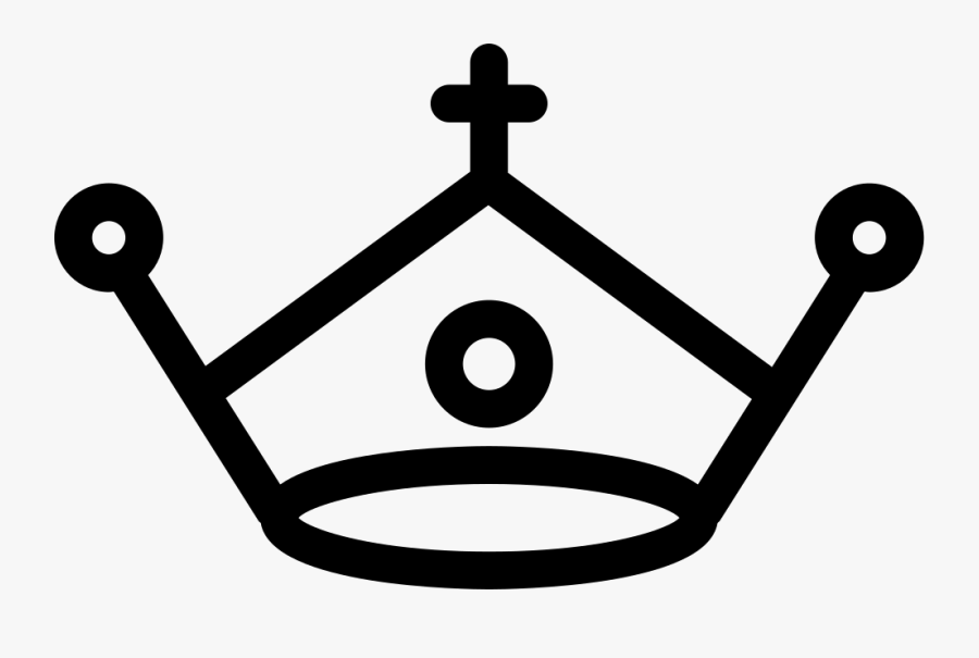 Royal Crown With A Cross Svg Png Icon Free Download - Neji Hyuga Clan Symbol, Transparent Clipart