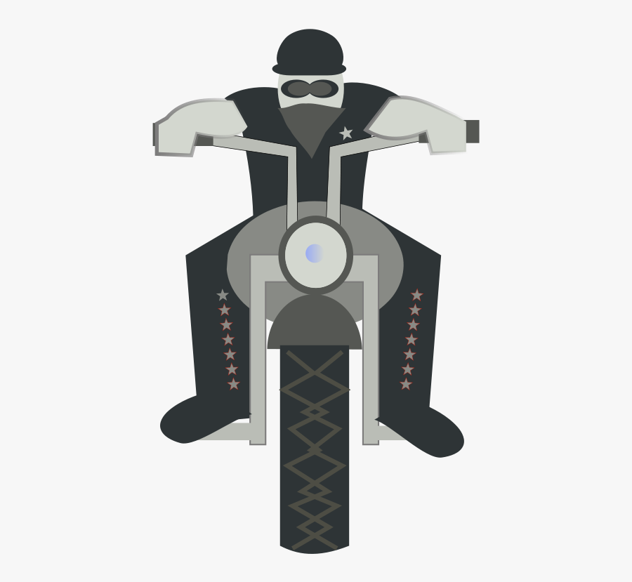 Guy Riding Motorcycle Svg, Transparent Clipart