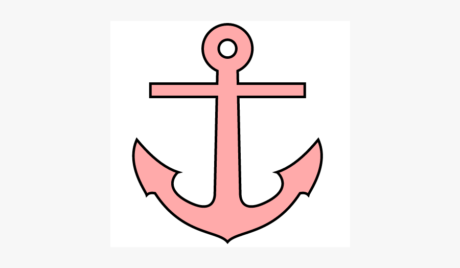 Pink Anchor Transparent Clip Art, Transparent Clipart