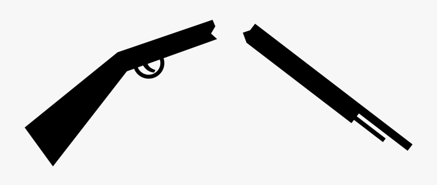 Rifle Weapon Air Gun Firearm - Broken Gun Png, Transparent Clipart