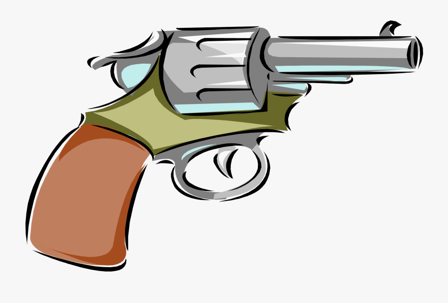 Thumb Image - Cartoon Image Of Gun, Transparent Clipart