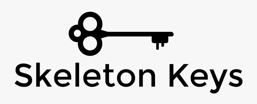 Heart Skeleton Key Clipart - Graphic Design, Transparent Clipart
