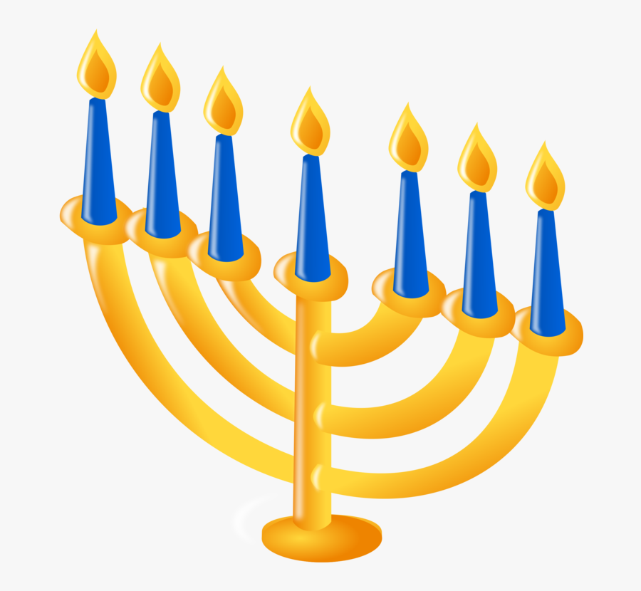 Menorah,hanukkah,candle Holder - Hanukkah Menorah Png, Transparent Clipart